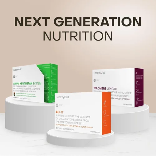 Vista 7 de HealthyCell AM/PM Healthspan System - Tabletas de 60 AM y tabletas de 60 PM