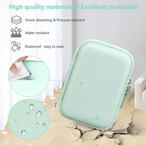 Vista 5 de Funda de impresora adhesiva compatible con Memoking T02/para iDPRT/para Phomemo/para Anycash/para Ponek/para Cabaro Mini Impresora Pegatina, Mini