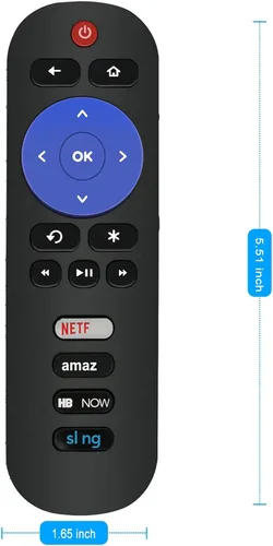 Vista 5 de RC280 Reemplazo de control remoto aplicable para TCL Roku TV 55S405 40S3800 50UP120 65S401 32S301 32S850 32S3700 32S3750 43FP110 43UP120 48FS3700