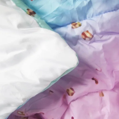 Vista 5 de Juego de edredón personalizado con fotos, juegos de ropa de cama personalizados con imágenes (1 edredón y 2 fundas de almohada), tamaño individual