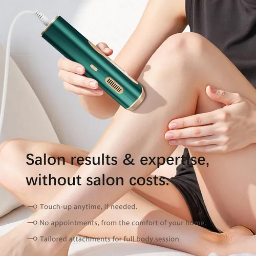 Vista 5 de Dispositivo de depilación láser IPL para mujeres y hombres AMOTAOS PB2 System Green