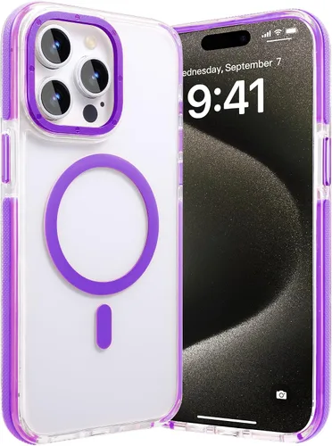 Vista 20 de Funda para iPhone 11, funda magnética con función atril [protección de grado militar] y [compatible con MagSafe], funda protectora delgada