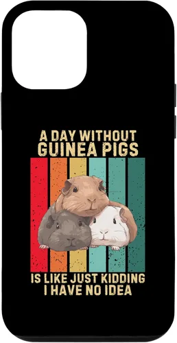 Vista 12 de Funda para iPhone 15 Vintage A Day Without Guinea Pig I Have No Idea