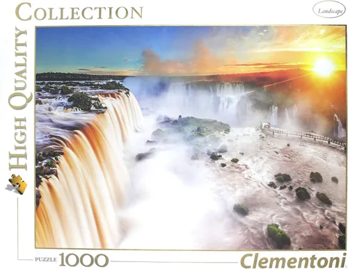 Vista 3 de Clementoni 39385 - Colección de rompecabezas para niños y adultos-Cascada-1000 piezas