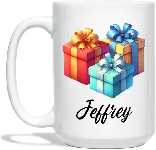 Vista 22 de Taza Personalizada Construcción De Muñeco De Nieve Con Nombre, Taza De Café De Navidad Muñeco De Nieve, Tazas De Árbol De Navidad Personalizadas