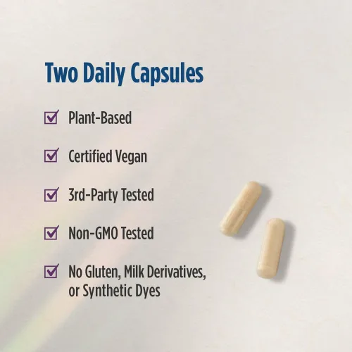Vista 4 de Nordic Naturals Apoyo para la menopausia, sin sabor, 60 cápsulas, suplemento de apoyo hormonal para mujeres para la menopausia, equilibrio