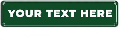 Vista 7 de Letrero de calle personalizado de metal con texto de nombre, letreros de carretera personalizados para exteriores, divertidos letreros de calle de 4