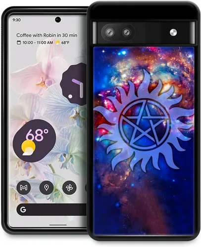 Vista 19 de CARLOCA Funda compatible con Google Pixel 4A, diseño de cosmos sobrenatural, ultra protección, a prueba de golpes, silicona suave, TPU