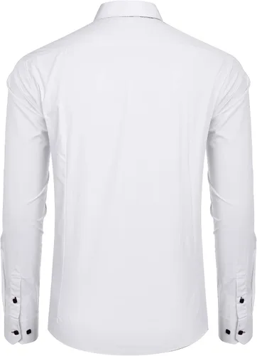 Vista 4 de COOFANDY Camisa de vestir para hombre de manga larga casual con botones