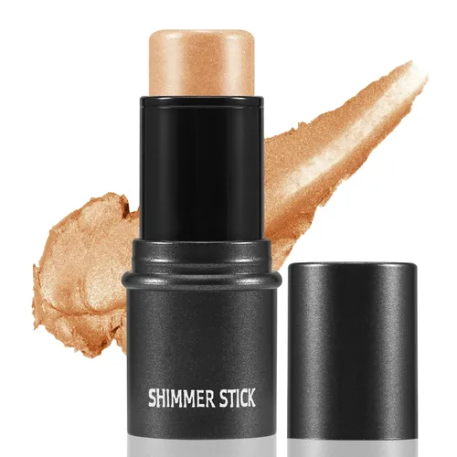 Vista 10 de Boobeen Resaltador de maquillaje en barra de resaltador bronceador palo resplandor iluminador de cara resaltado barras de contorno impermeable
