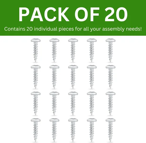 Vista 3 de Spare Hardware Parts Repuesto para tornillo de muebles IKEA TRX plano para aglomerado - Parte #100226 Tornillo de aglomerado M5.0-2.2×20 Rosca