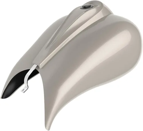Vista 74 de Cubiertas de tanque estiradas con consola de tablero y tapa de tanque de combustible, cubiertas de combustible de galón para Harley Touring Whisky