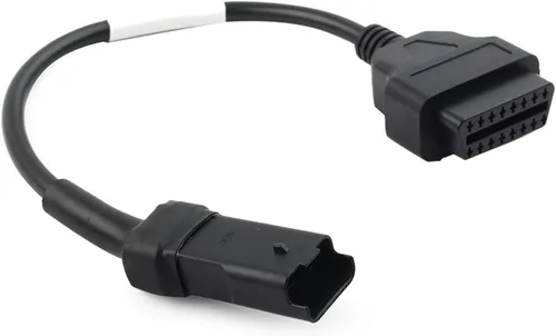 Vista 4 de Bacar OBD2 4Pins lector de código escáner conector herramienta de diagnóstico adaptador de cable para Ducati Monster 696 09-14, 796 10-14, 1100 evo