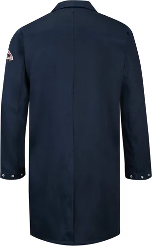 Vista 2 de Bulwark mens Fr Concealed Snap-front Lab Coat