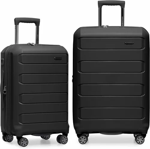 Vista 13 de Traveler's Choice Pagosa indestructible Hardshell expandible Spinner Equipaje, Azul bebé, Pagosa indestructible Hardshell expandible Spinner Equipaje