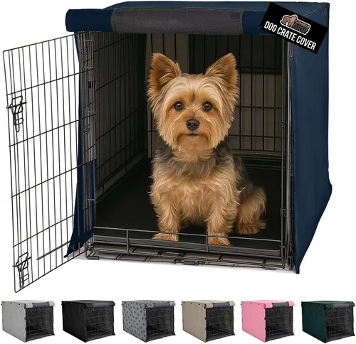 Vista 27 de GORILLA GRIP - Fundas para jaula de perro, cubierta de alambre para perrera Compatible con jaulas para perros de Amazon Basics, cubierta