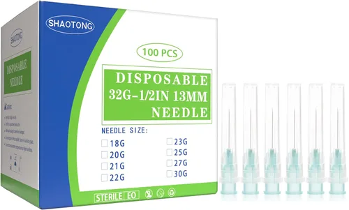 Vista 18 de SHAOTONG Accesorios Luer Lock de calibre 16 de 1.2 pulgadas, suministros de laboratorio desechables, paquete de 100 SHAOTONG - Aguja 16G de 1.2
