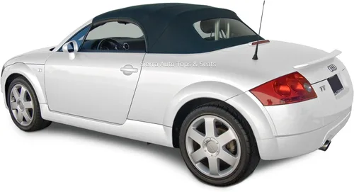 Vista 6 de Sierra Auto Tops Convertible Top Reemplazo para Audi TT Roadster 2000-2006, Stayfast Canvas, Negro
