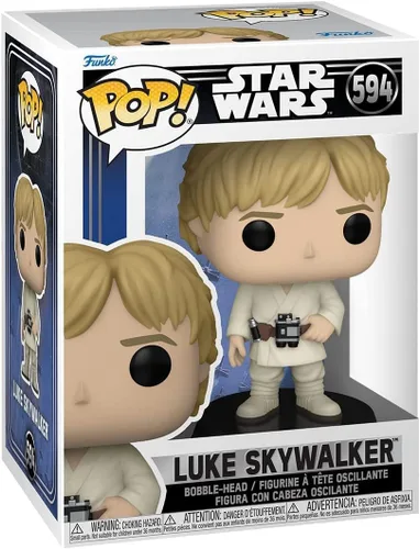 Vista 2 de POP Star Wars: New Classics - Figura de vinilo de Luke Skywalker Funko (con funda protectora de caja compatible), multicolor, 3.75 pulgadas