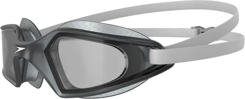 Vista 8 de Speedo Hydropulse - Gafas de seguridad con protección UV blanca/gris con correa ajustable y acolchada para la cabeza y lentes de visión amplia