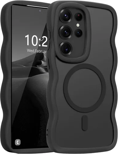 Vista 22 de Pepmune for Samsung Galaxy S25 Plus/S24 Plus Case Wave Frame, Desert Gold Dorado Desierto