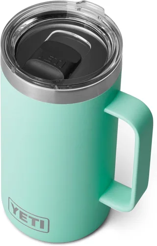 Vista 24 de YETI Rambler - Taza de acero inoxidable aislada al vacío con tapa MagSlider, 24 onzas