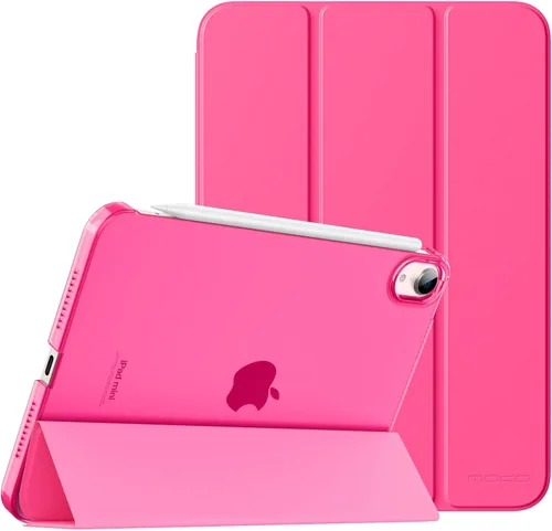 Vista 21 de MoKo Funda para iPad mini 7 (A17 Pro) Generación 2024, Funda para iPad mini 6 2021, Funda Protectora Delgada y Ligera de 8.3 Pulgadas con Carcasa