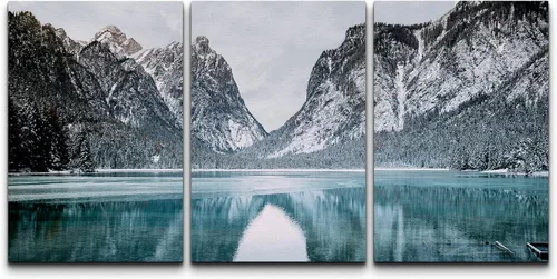 Vista 12 de wall26 Lienzo enmarcado para pared, juego de arte de selva, rana, hoja de palmera, naturaleza, desierto, arte moderno, realismo, decorativo