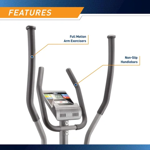 Vista 5 de Marcy Máquina de Entrenamiento Elíptico Magnético para Cardio