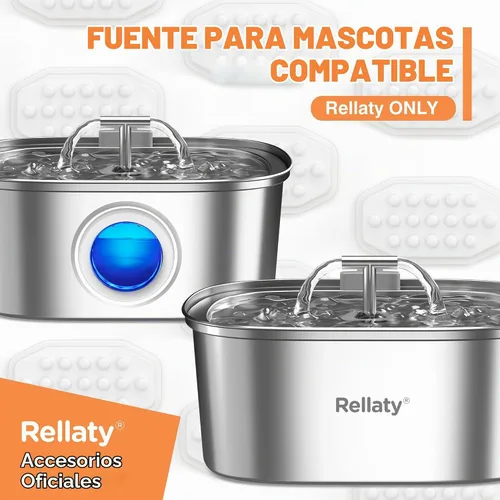 Vista 2 de Rellaty Filtros oficiales para fuentes Cat (8 filtros + 8 esponjas)