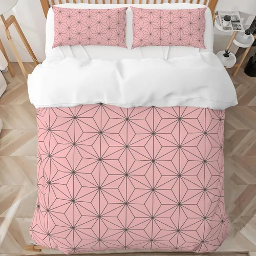 Vista 10 de INFLAG Juego de ropa de cama de anime: juego de funda de edredón de microfibra cepillada suave de 68 x 90 pulgadas, 3 piezas, 1 funda de edredón