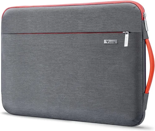 Vista 11 de Voova Funda para laptop de 13 pulgadas con asa, protección de 360°, impermeable, delgada, compatible con MacBook Air 13 M1/M2/M3/M4 2020-2024