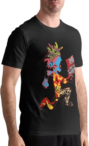 Vista 2 de David E Everett Ins-ane Clow-n Pos-se - Camiseta de manga corta para hombre, de algodón, para deportes, informal, cuello redondo