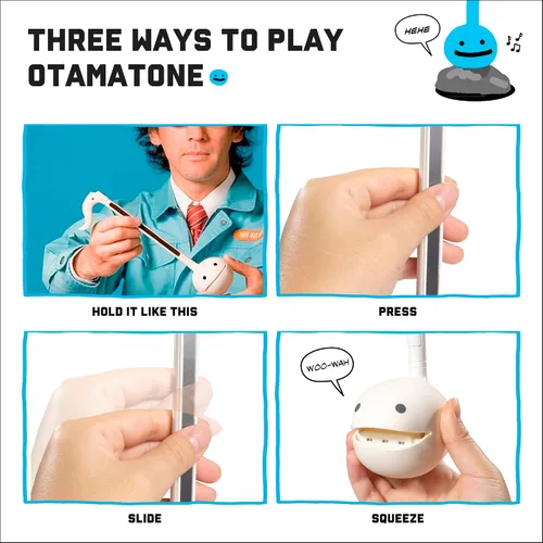 Vista 2 de Otamatone Maywa Denki Studio - Instrumento musical electrónico japonés, sintetizador de música portátil de Japón por Maywa Denki Studio, regalo