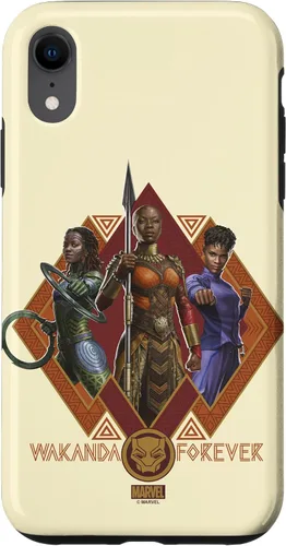 Vista 24 de iPhone 16 Marvel Black Panther: Wakanda Forever Hero Warrior Trio Case