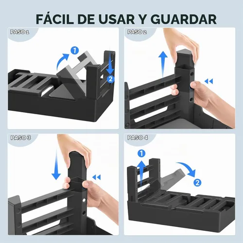 Vista 6 de Cuencos elevados para perros ELS PET, cuencos ajustables elevados para perros con cuenco de agua para perros sin derrames y comedero de acero
