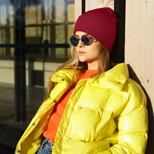 Vista 6 de Cooraby Gorro de invierno cálido gorro de punto suave para hombres o mujeres