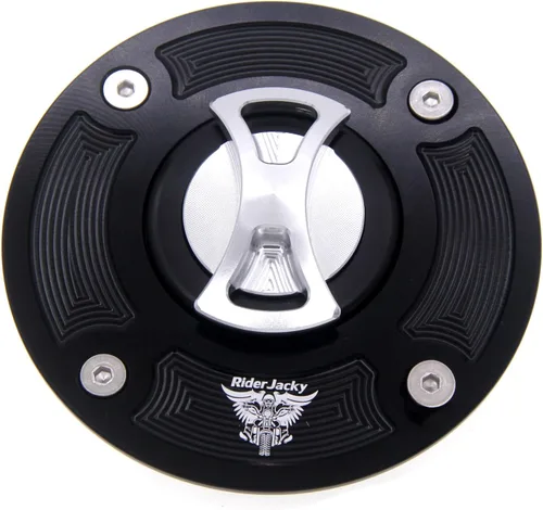 Vista 9 de Tapa de tanque de combustible sin llave para Suzuki HAYABUSA GSXR 1300 1999-2007, SV650/SV650S 1992-2002, GSXR600 1997-2003, GSXR750 1996-2003, Negro