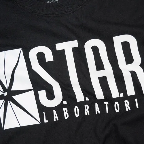 Vista 5 de Popfunk Classic Flash Star Labs Superhero STAR Laboratories Sudadera con capucha y calcomanías