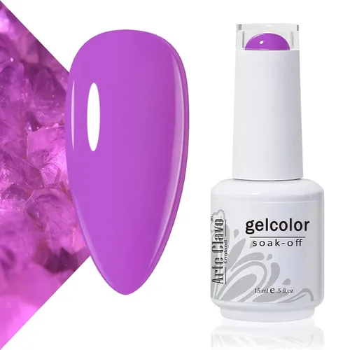 Vista 19 de Arte Clavo Pearlescent Nude Gel Nail Polish 15ml - HEMA Free Soak off UV LED Nail Gel for Manicure, DIY Nail Art, Home Salon Use 11029