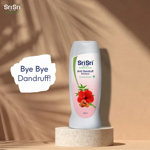Vista 8 de Sri Sri Ayurveda Champú Anticaspa 6.8 fl oz para Pelos Hermosos