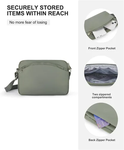 Vista 5 de Bolsos cruzados para mujer, bolso cruzado pequeño, bolso cruzado para mujer, bolsos cruzados para mujer