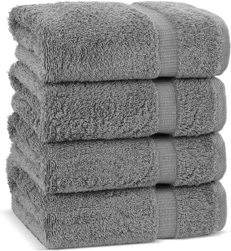 Vista 95 de Chakir Turkish Linens Toallas turcas de alta calidad 100% algodón para baño, toallas de baño grandes de 30 x 60 pulgadas (4 piezas, aguamarina)