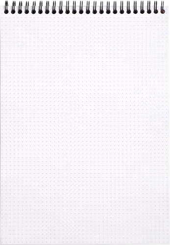 Vista 2 de Rhodia Bloc de notas encuadernado con alambre, A4, punto - negro (185039C)