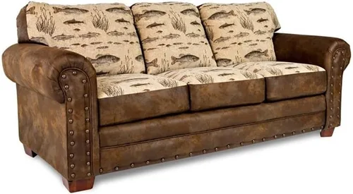 Vista 11 de American Furniture Classics Sofá cama de microfibra Buckskin de 88" en marrón