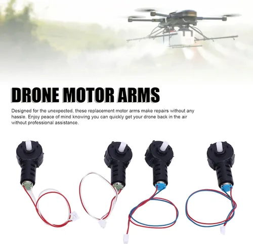 Vista 4 de Keenso Motor para drones, componentes de brazo de plástico para drones E88 E99 RC, fácil instalación, diseño duradero para reparaciones rápidas
