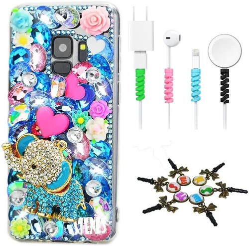 Vista 14 de Bling Case SSSGCDwCPSeries-41 - Funda con diseño 3D hecho a mano, 100 + cristales brillantes
