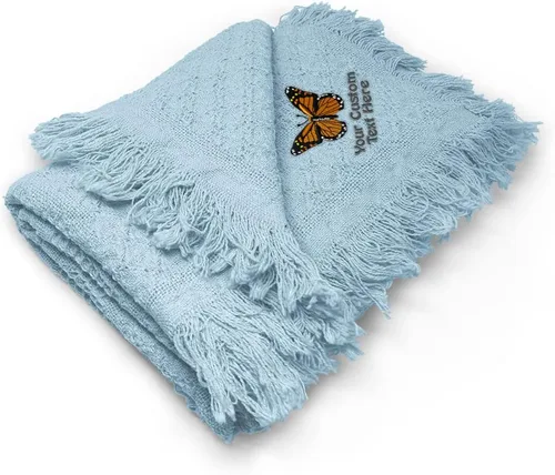 Vista 6 de Ropa de cama de bebé, mantas de bebé para niños y niñas, diseño de mariposa monarca