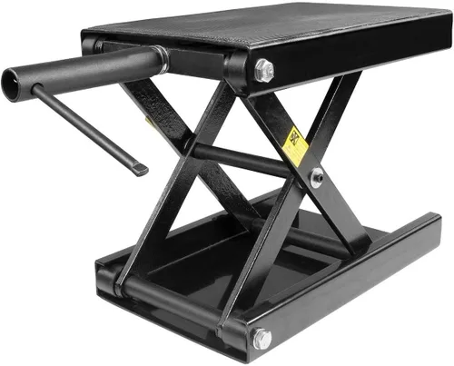 Vista 3 de Stark USA Gato de Tijera Central para Motocicleta Elevador de Piso para Motocicleta Dirt Bike con Carrito de Ruedas Capacidad de 1100 libras Mesa