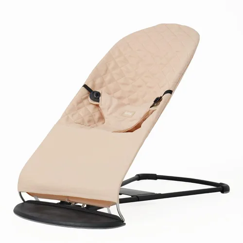 Vista 2 de Asiento de tela para Bouncer belltop Compatible con BabyBjörn Bouncer: Soft & Bliss. Funda para Baby Bouncer (asiento): Hipoalergénico y Beige